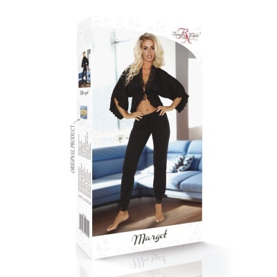 CONJUNTO DE 2 PEÇAS MARGOT PRETO BEAUTY NIGHT FASHION