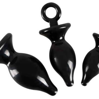 PACK COM 3 PLUGS ANAL TRAINING SET