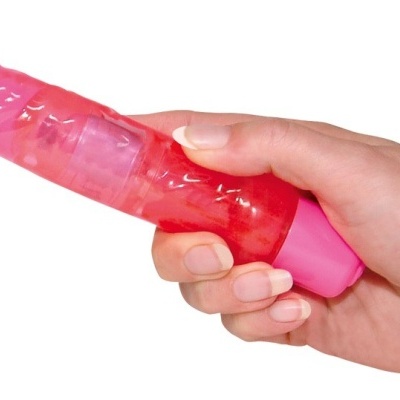 VIBRADOR JELLY ANAL ROSA