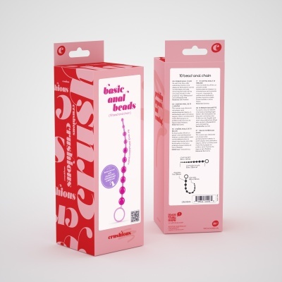 TIRA DE 10 PÉROLAS ANAIS CRUSHIOUS ROSA