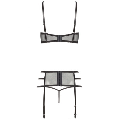 CONJUNTO DE 3 PEÇAS ILEEN PRETO BEAUTY NIGHT FASHION