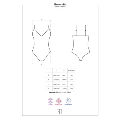 FATO DE BANHO BEVERELLE OBSESSIVE PRETO