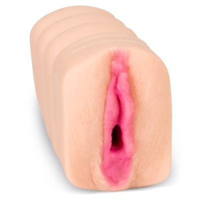 masturbador masculino em material cor de pele com interior rosa