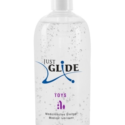 LUBRIFICANTE À BASE DE ÁGUA JUST GLIDE PARA BRINQUEDOS 500ML