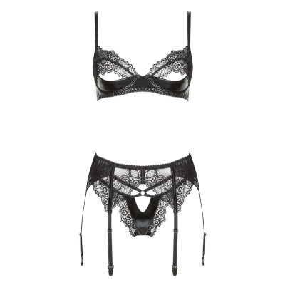 CONJUNTO DE 3 PEÇAS MARILYN PRETO BEAUTY NIGHT FASHION