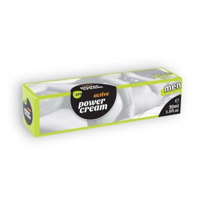 embalagem de creme power cream para homens de 30 ml