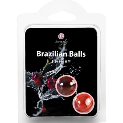 Embalagem de bolas brasileiras Cherry com cerejas e água