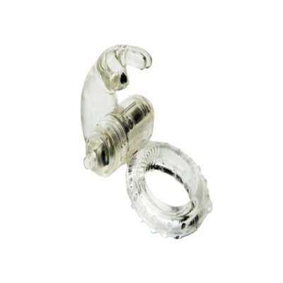 ANEL VIBRATÓRIO CONEJILLO TRANSPARENTE LIBID TOYS