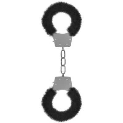 ALGEMAS COM PELUCHE PLEASURE FURRY HANDCUFFS PRETAS