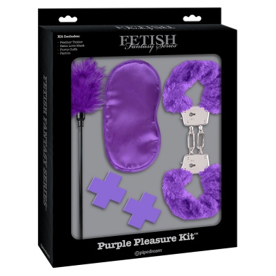 CONJUNTO PURPLE PLEASURE KIT FETISH FANTASY LIMITED EDITION