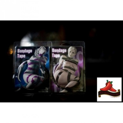 Fita Vinil Bondage Preta