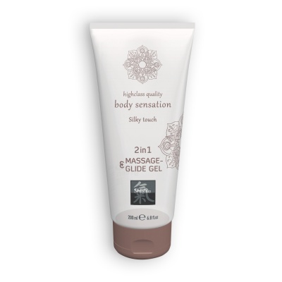 LUBRIFICANTE E GEL DE MASSAGEM 2 EM 1 SILKY TOUCH SHIATSU? 200ML