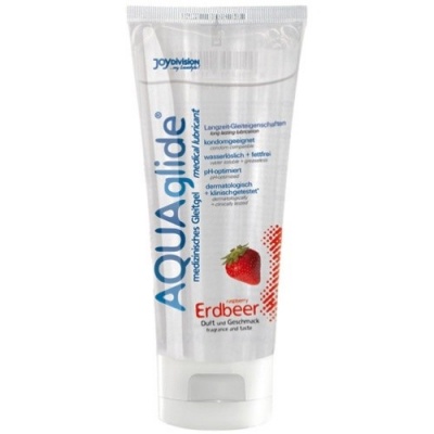 LUBRIFICANTE AQUAGLIDE MORANGO 100ML