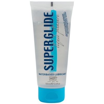 LUBRIFICANTE À BASE DE ÁGUA HOT™ SUPERGLIDE 100ML