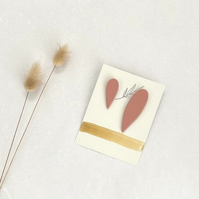 Brincos Pinga Amor (flat color)