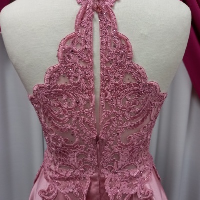 JMT8857 - Vestido Comprido Rosa