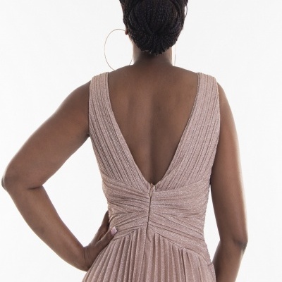 JMR1824 - Vestido Plissado