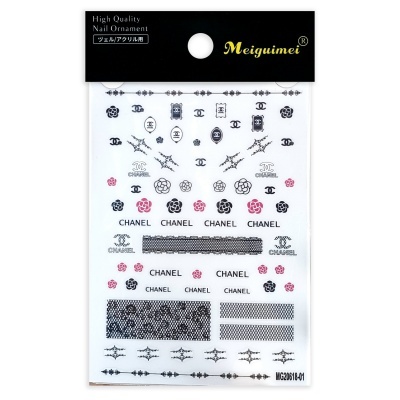 Cartela de Adesivos para Unhas | Ref.MG20618-01