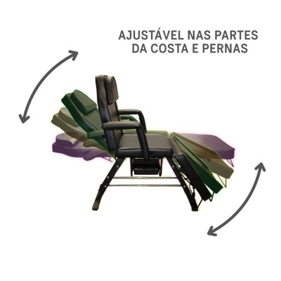 Marquesa Tripartida Preta | Ref.864198