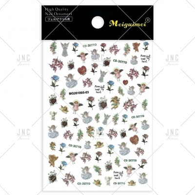 Cartela de Adesivos para Unhas | Ref.MG201005-03