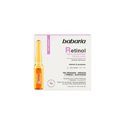 BABARIA Ampolas Retinol Anti-Idade 5x2ml | Ref.100427
