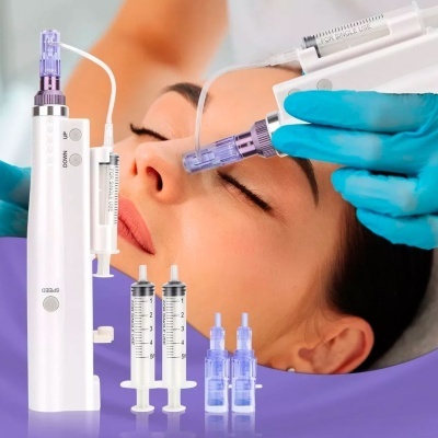 Caneta Dermapen Mesoterapia Ácido Hialurônico + Seringas | Ref.864098