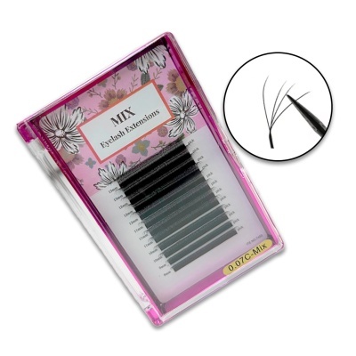 Extensão de Pestanas mix | 0.07C 9-13mm | Ref.864150