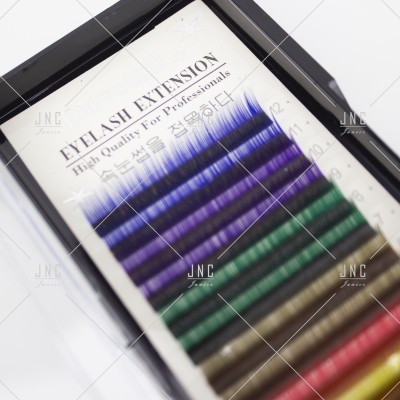 Extensão de Pestanas Coloridas Dovetail - 10mm - 0.15C | Ref.862514