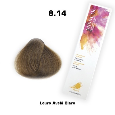 Coloração em Creme Proteina Vegetal 8.14