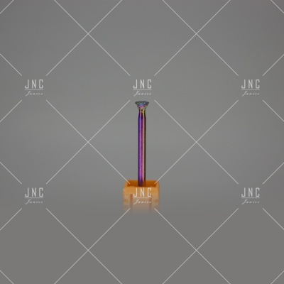 Ponteira em Titânio | Ref.Diamante Invertido