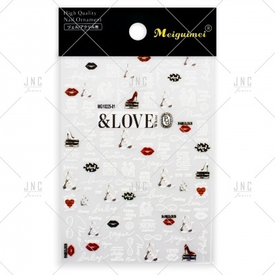 Cartela de Adesivos para Unhas | Ref.MG10225-01