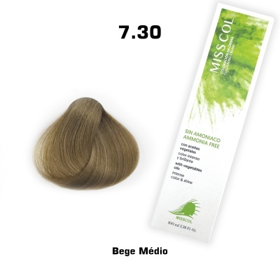 Coloração em Creme Azeite Vegetal 7.30