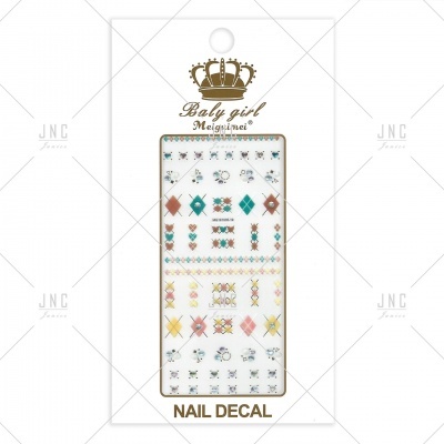 Cartela de Adesivos para Unhas | Ref.MG181005-19