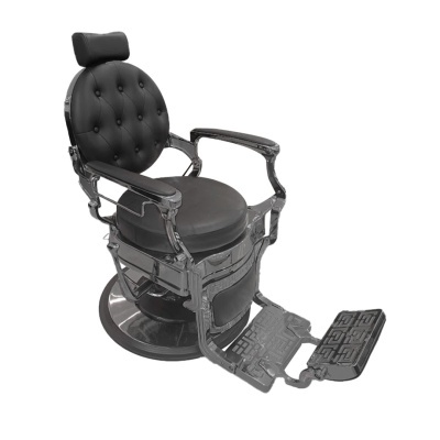 Cadeira de Barbeiro - Preto Cromado | Ref.862905