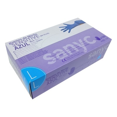 Luvas Descartáveis em Nitrilo - L | Ref.002730