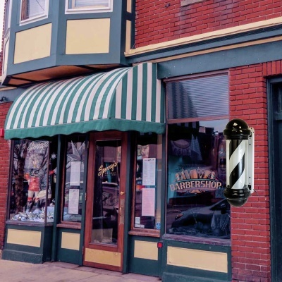 Barber Pole Sign Black | Ref.864177