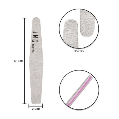 Lima Diamante Cinzenta Dupla Face