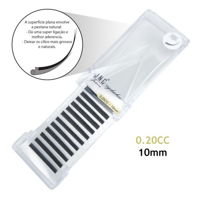 Extensão de Pestanas JNC Superfície Plana | 0.20CC - 10mm | Ref.863237