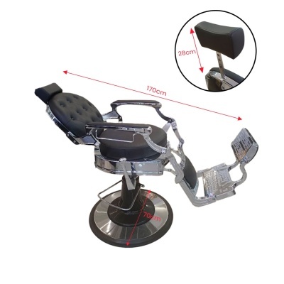 Cadeira de Barbeiro - Cromada | Ref.862907