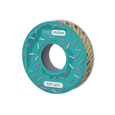 Rolo de refil descartável papmAm Bobbinail Staleks Pro Expert (100 Grit) | Ref.ATSC-100