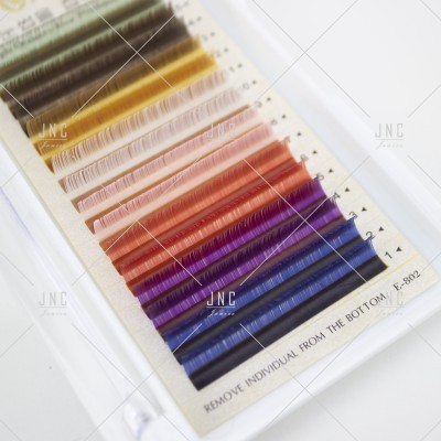 Extensão de Pestanas Coloridas Eyemix - 10mm - 0.10D | Ref.862511