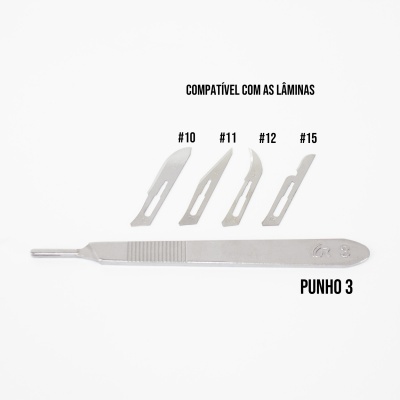 Punho Faca Cirúrgica #3 | Ref.FCP03