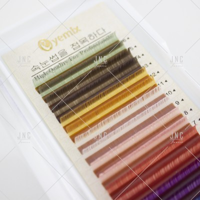 Extensão de Pestanas Coloridas Eyemix - 10mm - 0.10D | Ref.862511