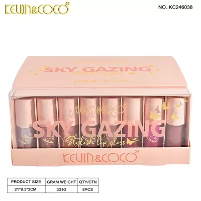 Kevin & Coco - Sky Gazing Lip Gloss 8 Cores - Pack 6 Unidades | Ref.KC246038