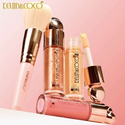 Kevin & Coco - Kit de Blush, Iluminador e Pincel - Pack 6 Unidades | Ref.KC248414