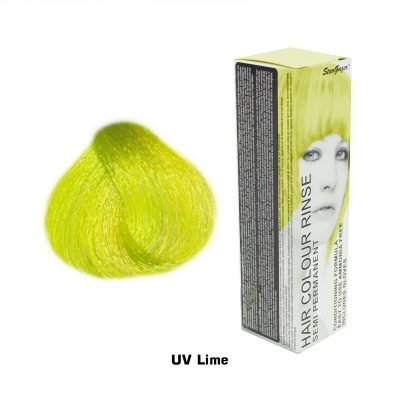 Hair Colour Rinse StarGazer - UV Lime