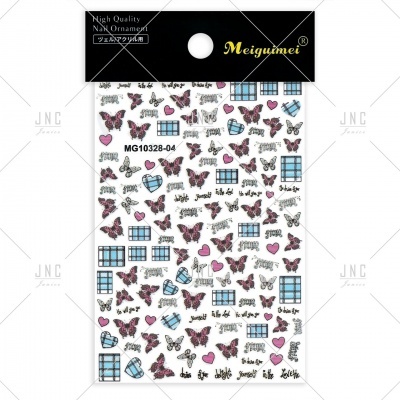 Cartela de Adesivos para Unhas | Ref.MG10328-04