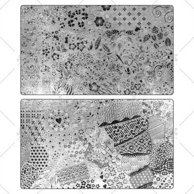 Placa de Estampagem Nail Art | Ref.861352