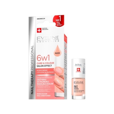 Eveline Cosmetics Nail Therapy Professional Care and Colour Nude 12ml | Ref.027492