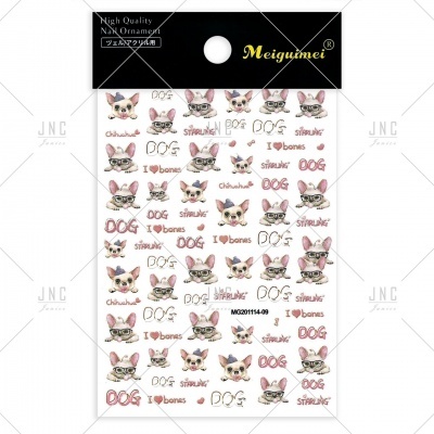 Cartela de Adesivos para Unhas | Ref.MG201114-09